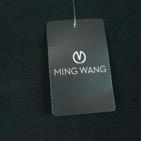 Ming Wang XS Jacket Knit Blazer Black Studded Artsy Elegant Career Office Modern - Picture 7 of 8